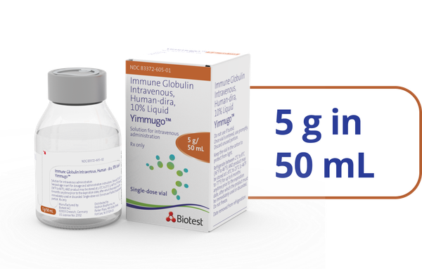 YIMMUGO 5 g in 50 mL vial and box
